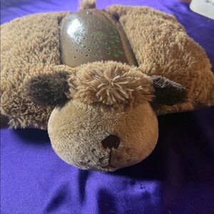 📌Dreamlites Brown Plush Night Light Projector Pillow Pets Snuggly Puppy